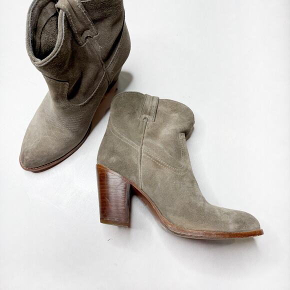 FRYE Gray Booties - Picture 3 of 4